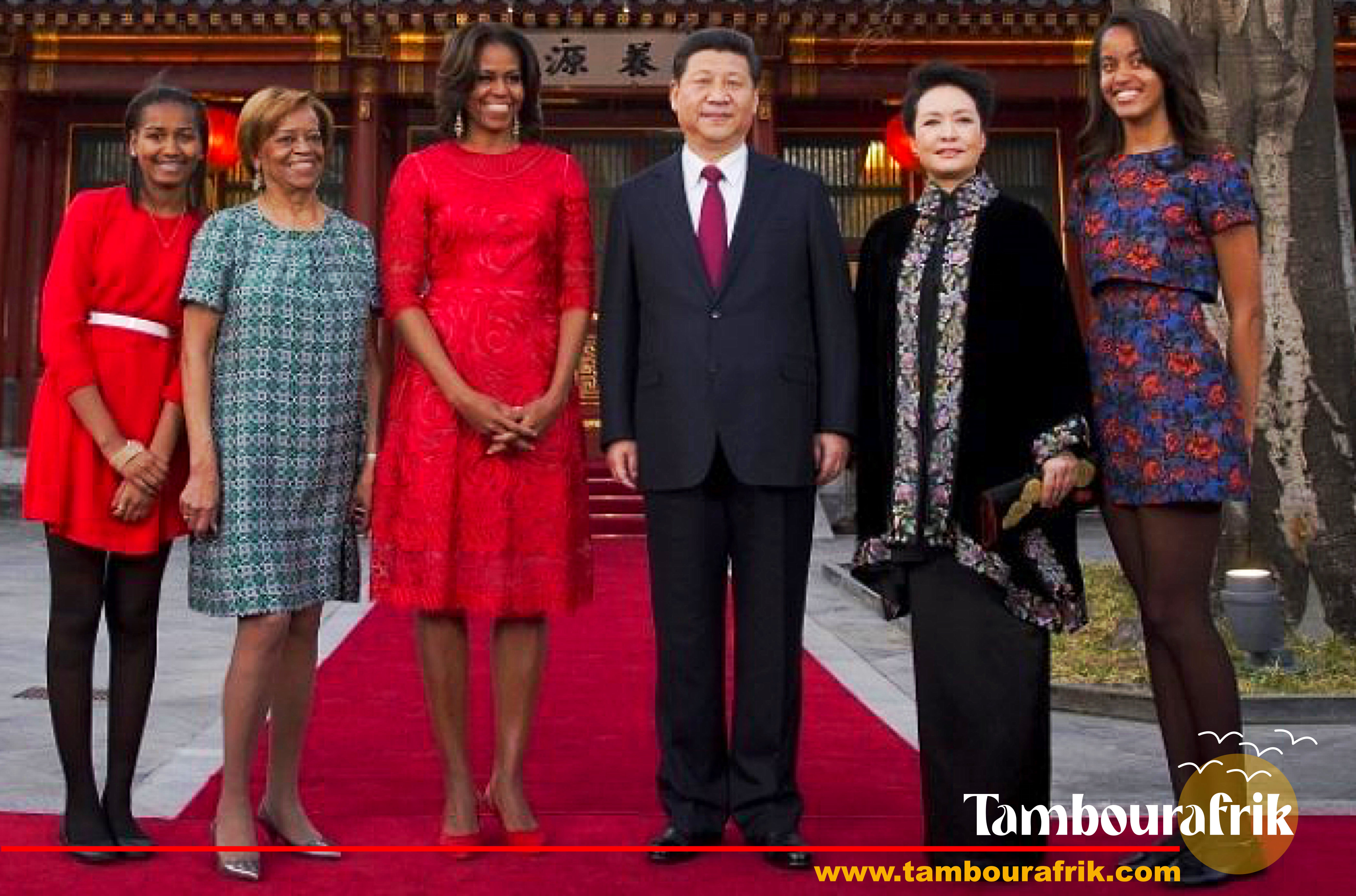 Les Obama en Chine 2013