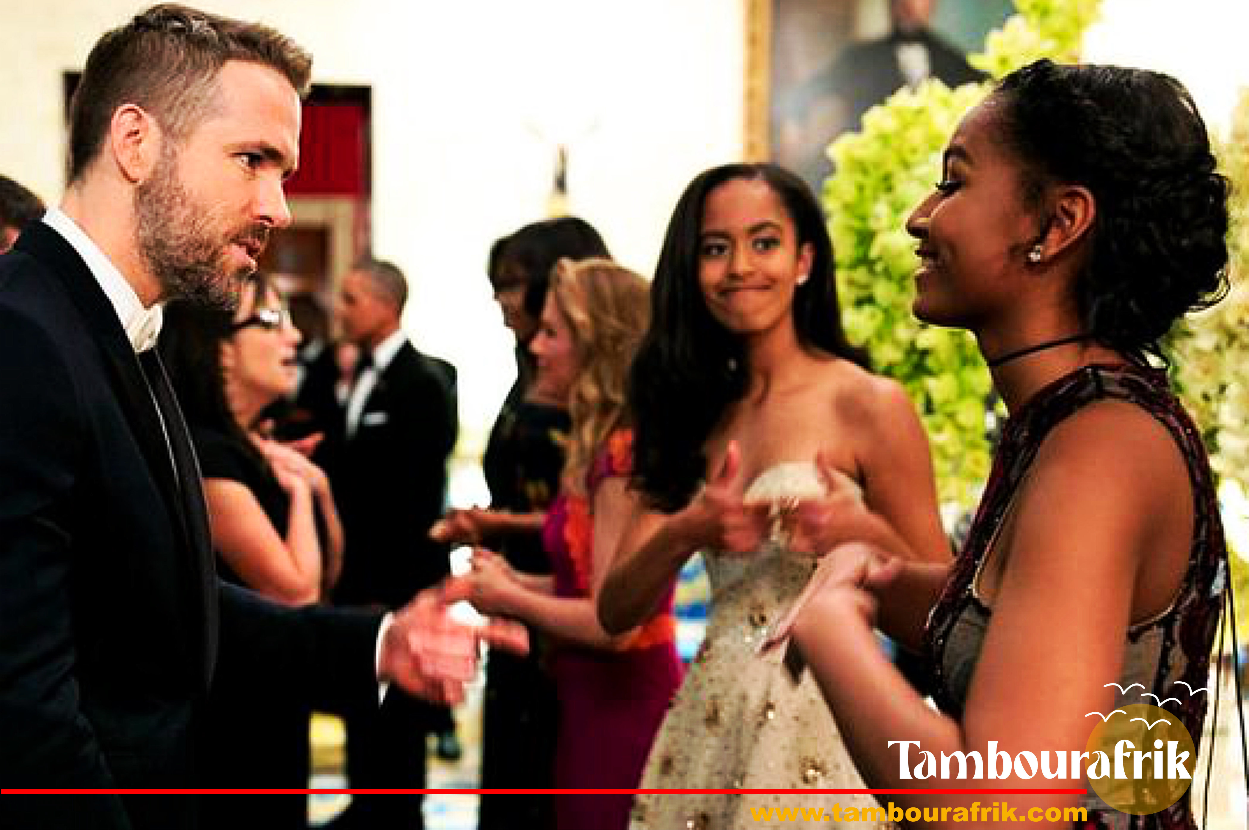 Premier dîner d'Etat pour les filles Obama