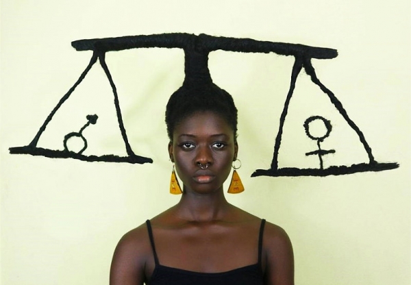 Laetitia Ky, artiste ivoirienne en sculpture capilaire