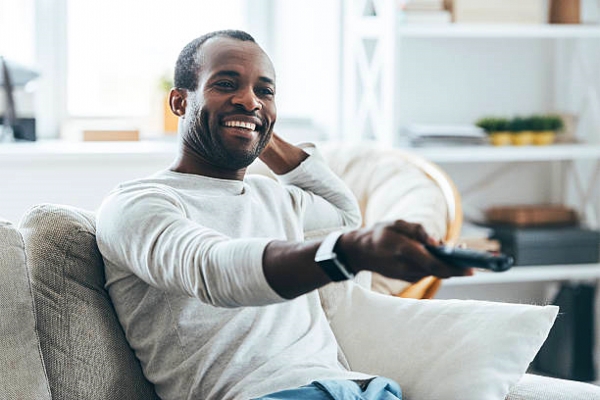 Entrepreneur suivant un film de motivation